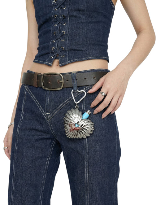 HEART ON FIRE BIC LIGHTER CASE